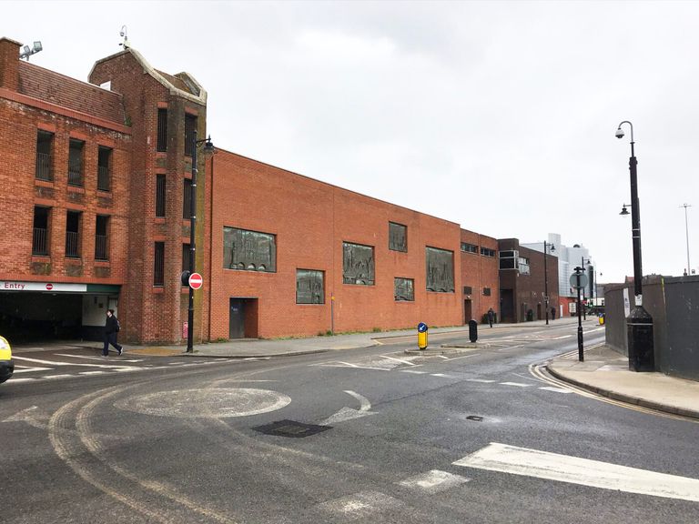 Car park and vacant large store, Market Street