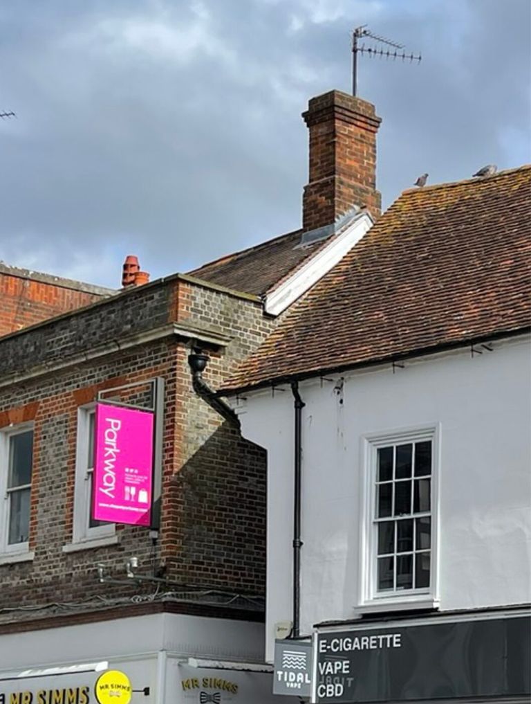 Brick corbel eaves