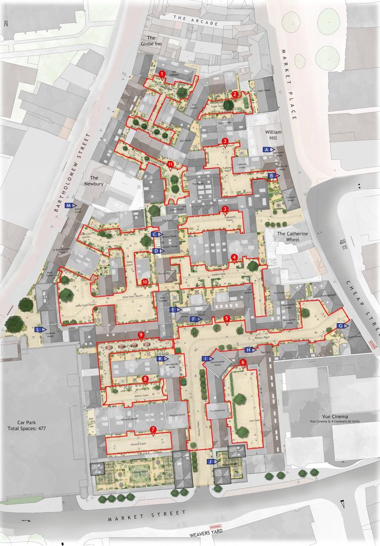 Naming strategy site plan
